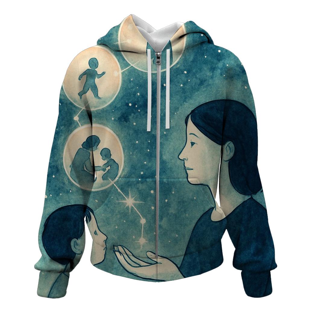 The Map Of Tenderness A Mothers Guidance Written In Light custom hoodies