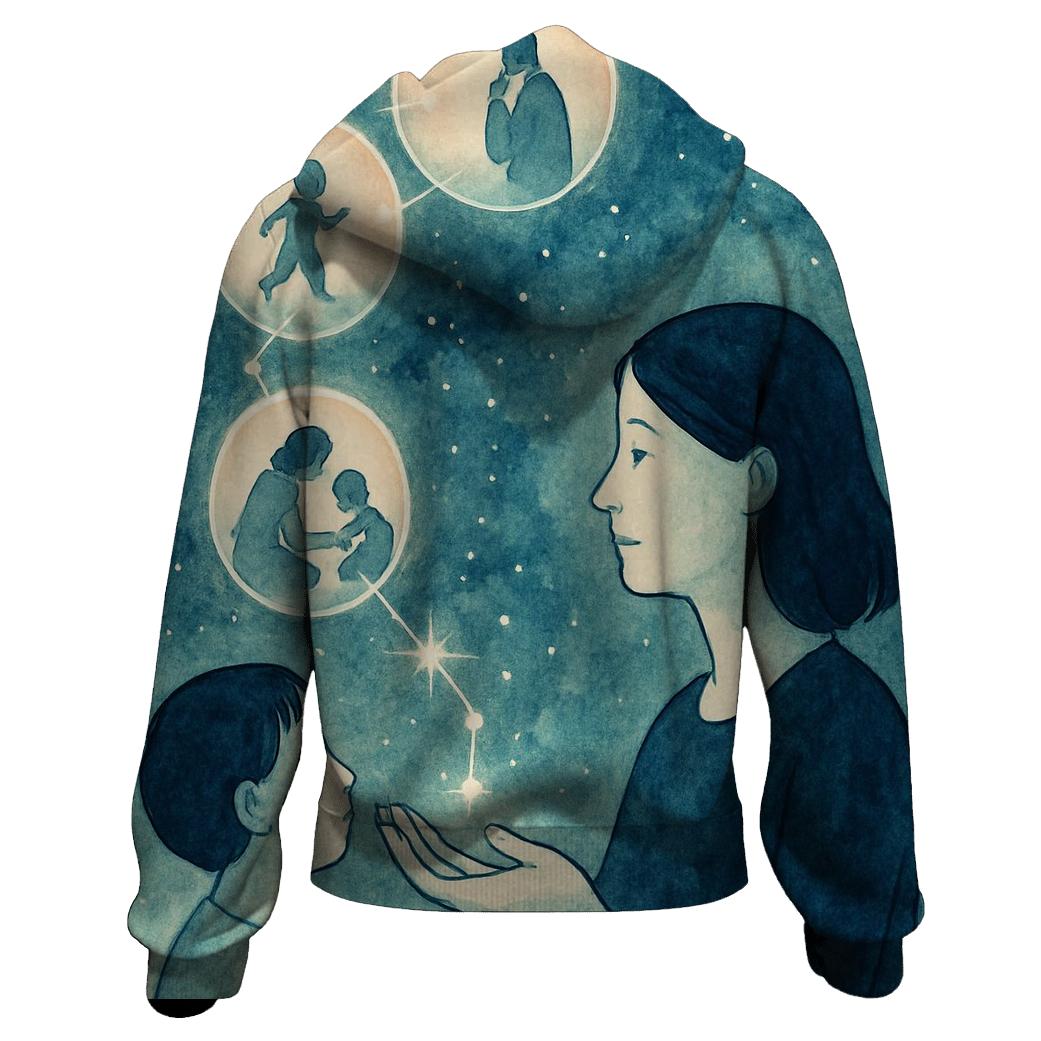 The Map Of Tenderness A Mothers Guidance Written In Light custom hoodies