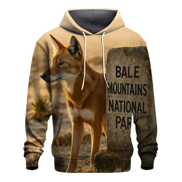 Ethiopian Wolf At The Sanetti Plateau Boundary hoodies fashion
