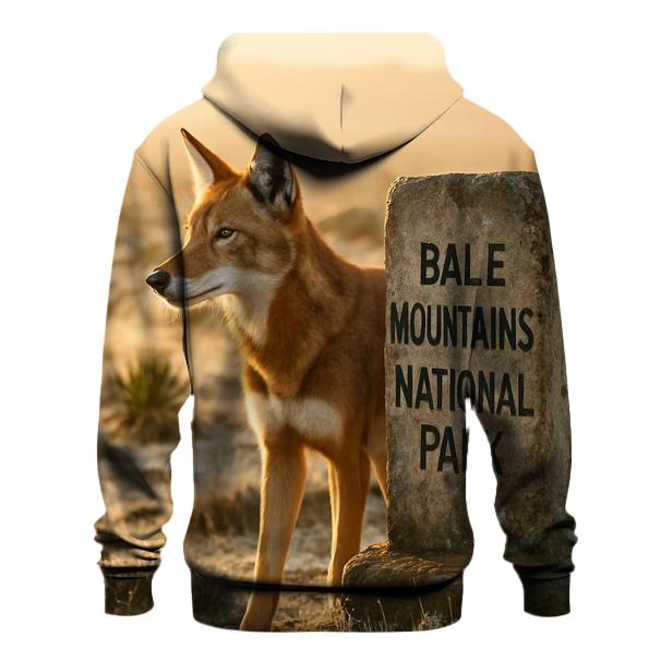 Ethiopian Wolf At The Sanetti Plateau Boundary hoodies fashion
