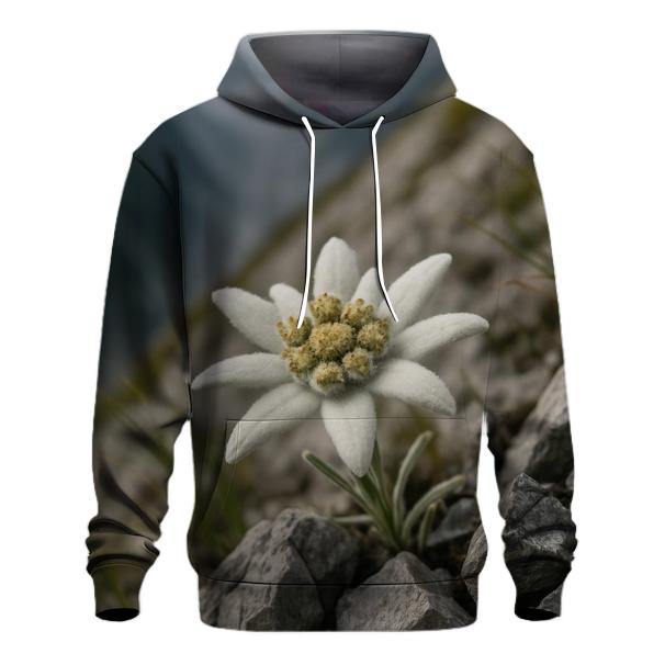 High Altitude Edelweiss Among Limestone Scree hoodies fashion