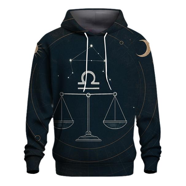 Libra Equinox Scales Star Chart hoodies fashion