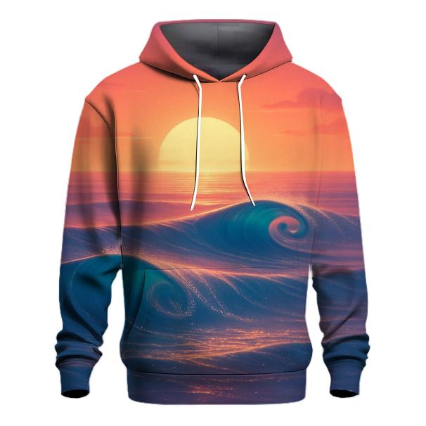 Aurora Tide At Sundown premium hoodies