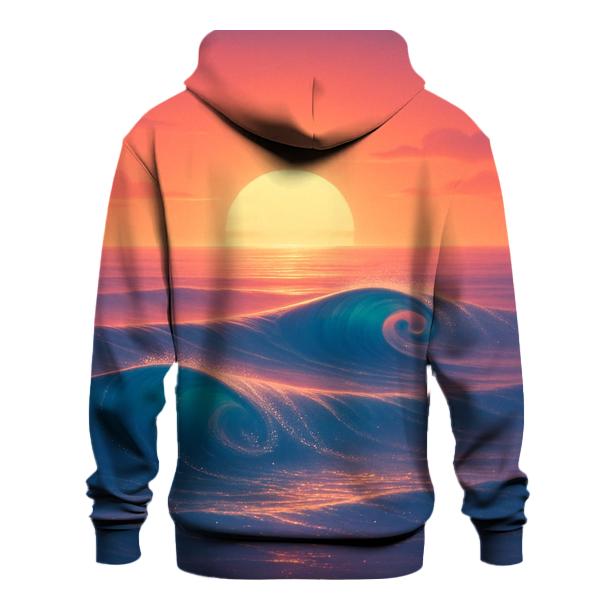 Aurora Tide At Sundown premium hoodies