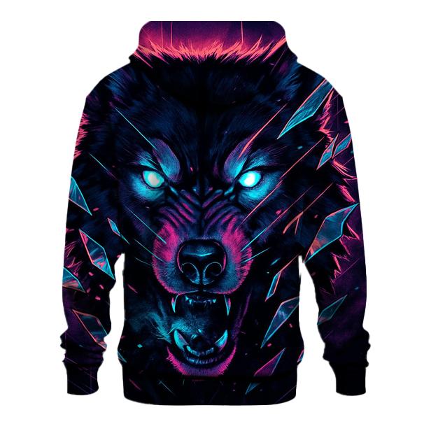 Neon Rift Glassjaw Wolf hoodie styles