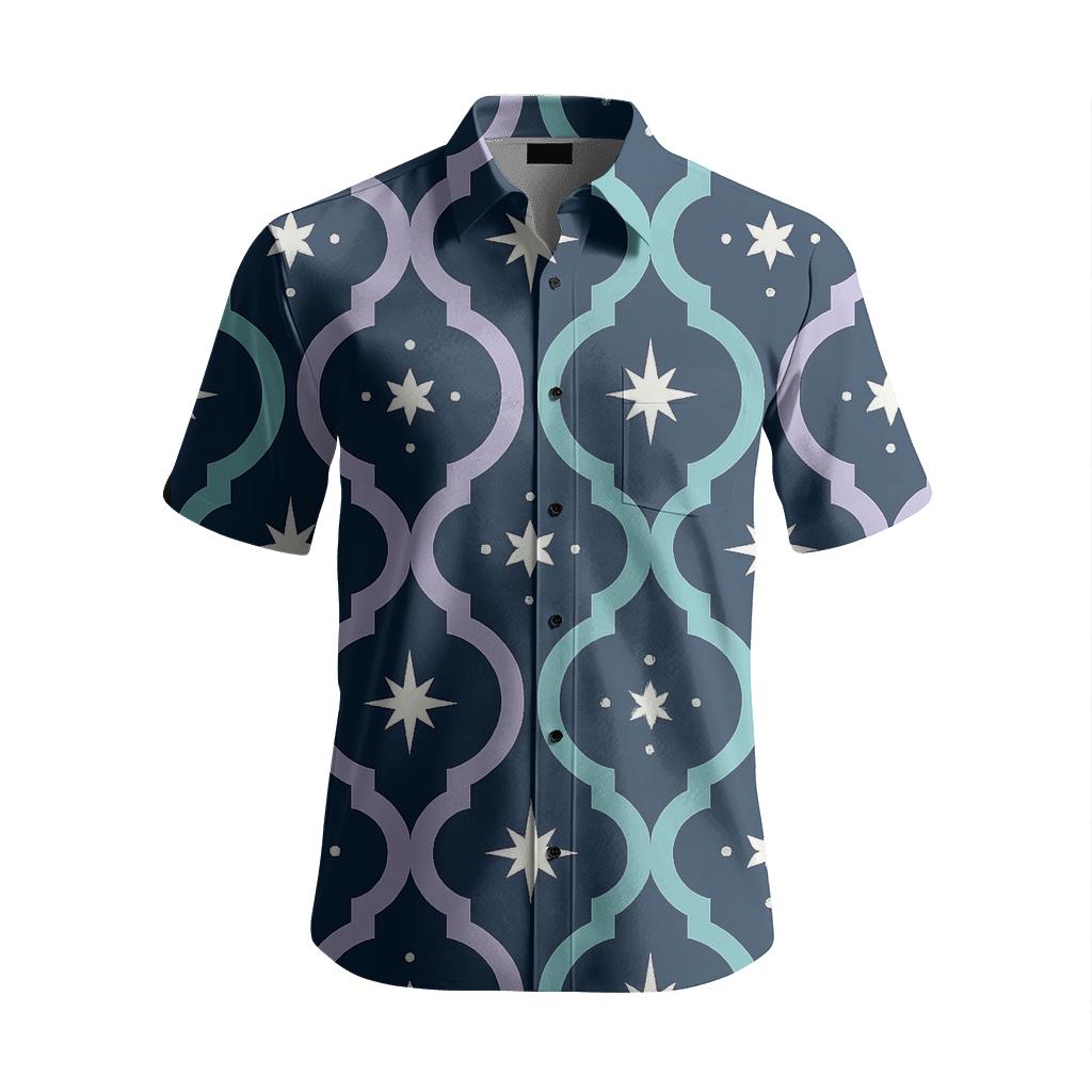 Aurora Ogee Trellis Constellation Repeat stylish threadwork shirts