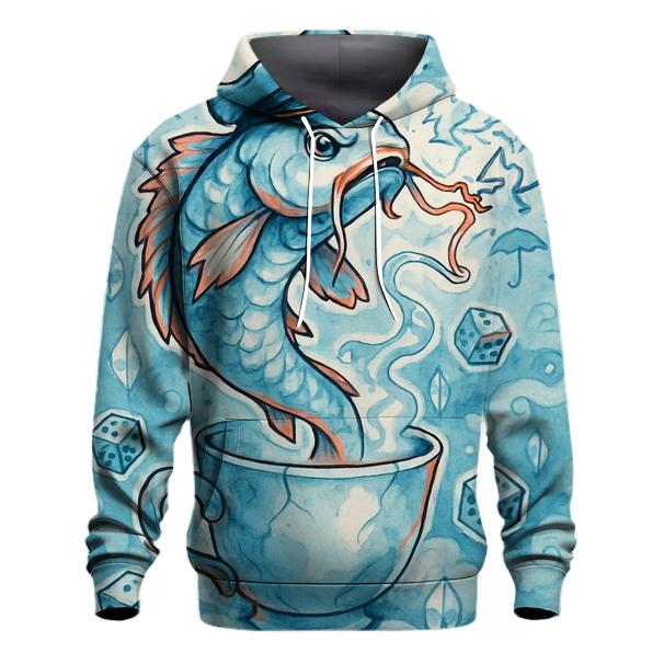 Teacup Tempest Cartographer printed hoodies