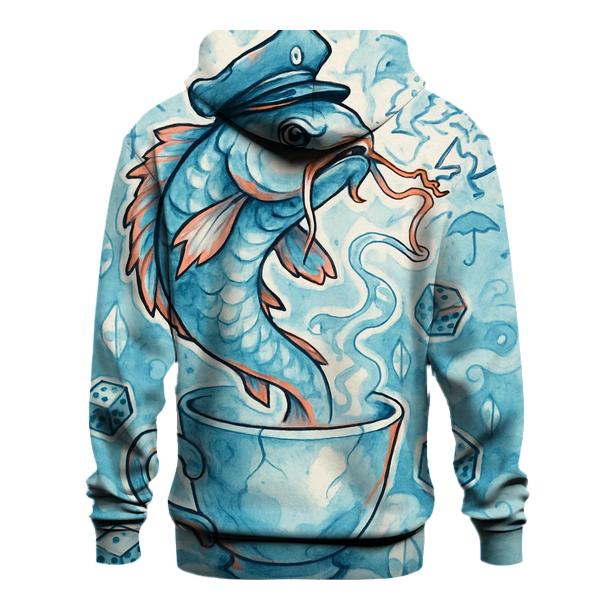 Teacup Tempest Cartographer printed hoodies