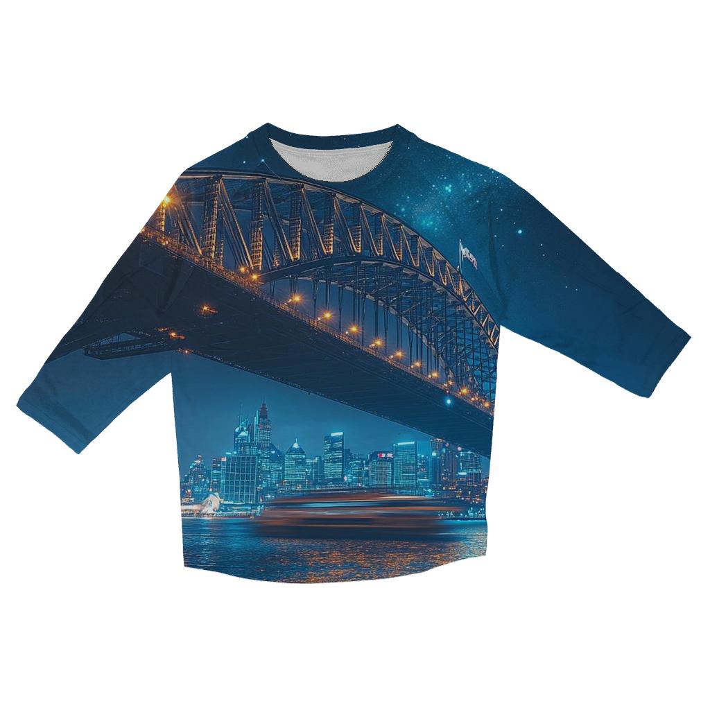 Harbor Bridge - Sydney personalized 3/4 sleeve tees