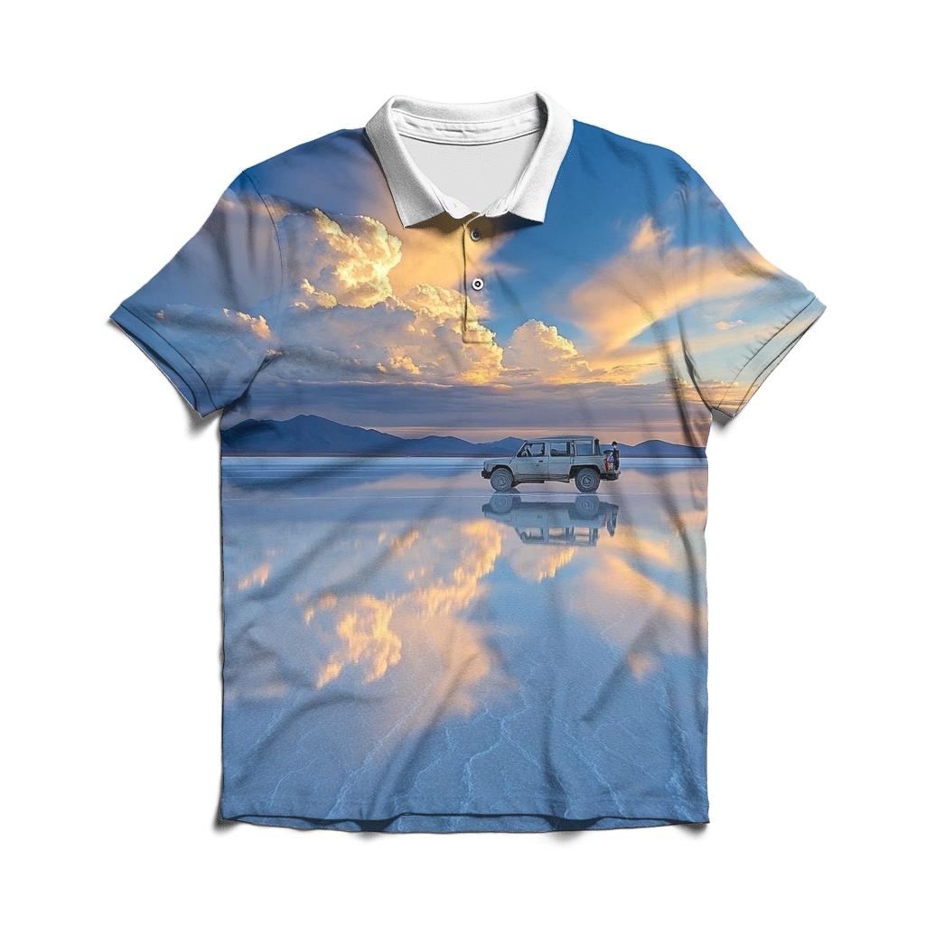 Salar De Uyuni - Uyuni casual sports polo shirts