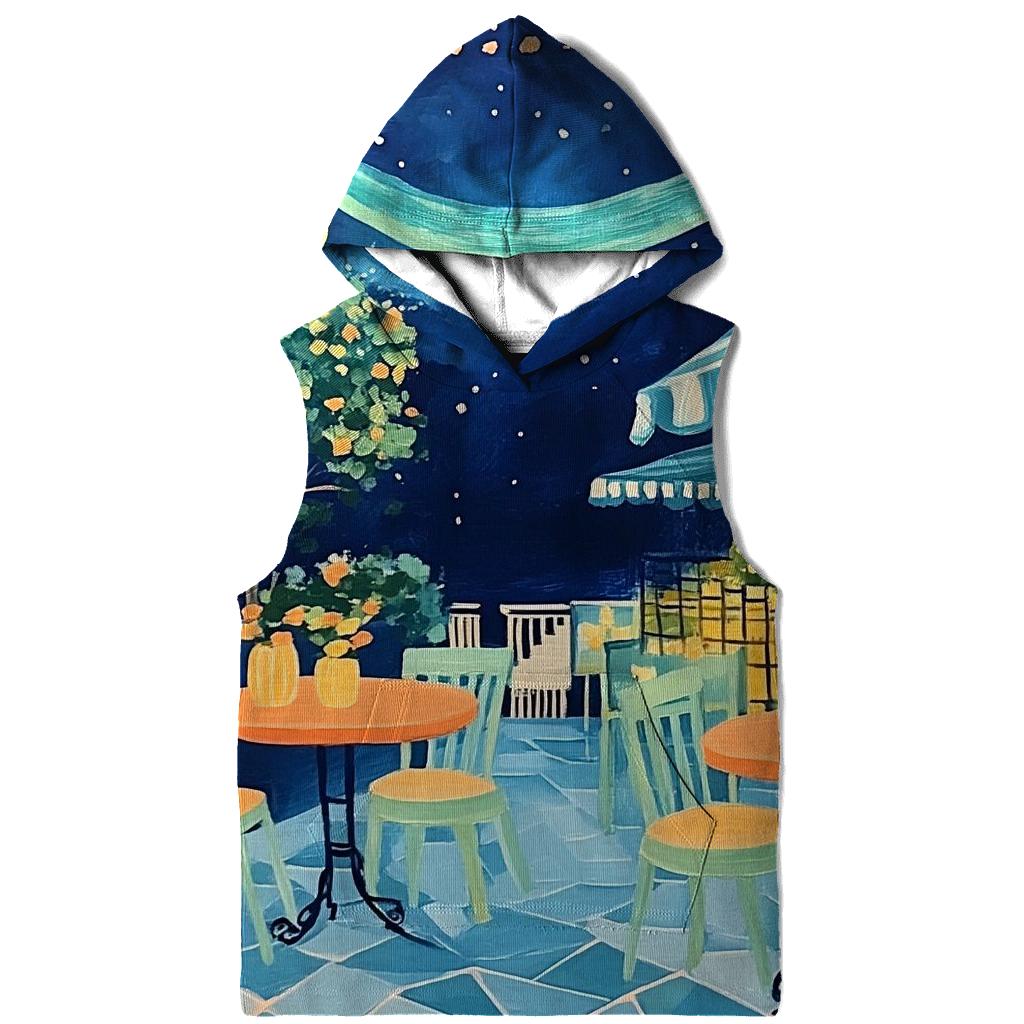 Henri Matisse Inspired Midnight Cafe Under Aurora Skies hoodie styles