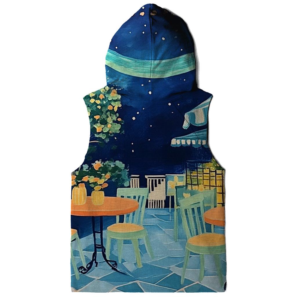 Henri Matisse Inspired Midnight Cafe Under Aurora Skies hoodie styles
