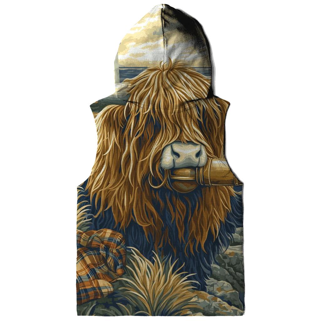 Highland Cow Lighthouse Keeper lightweight hoodies