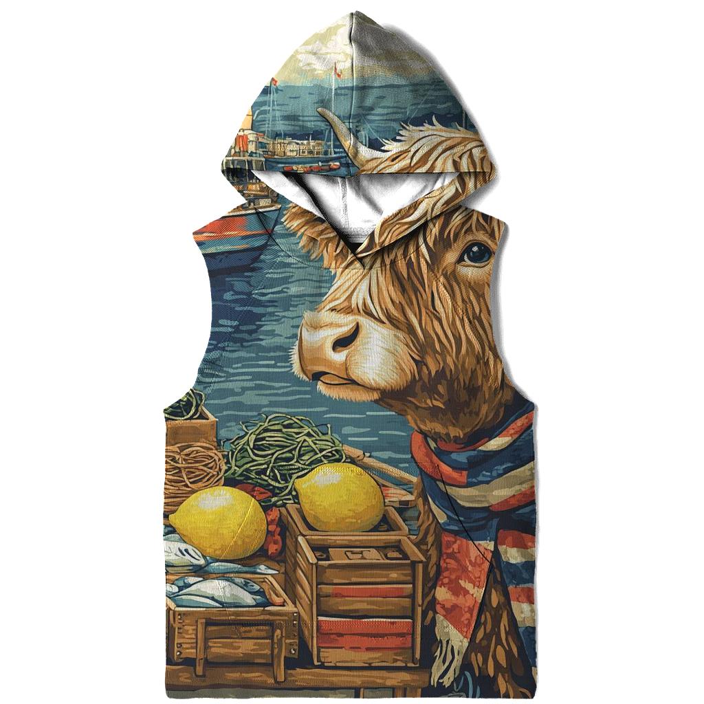 Harbor Market Highland Cow designer hoodies