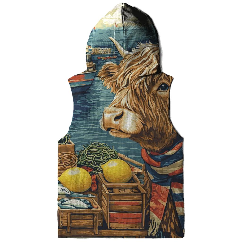 Harbor Market Highland Cow designer hoodies
