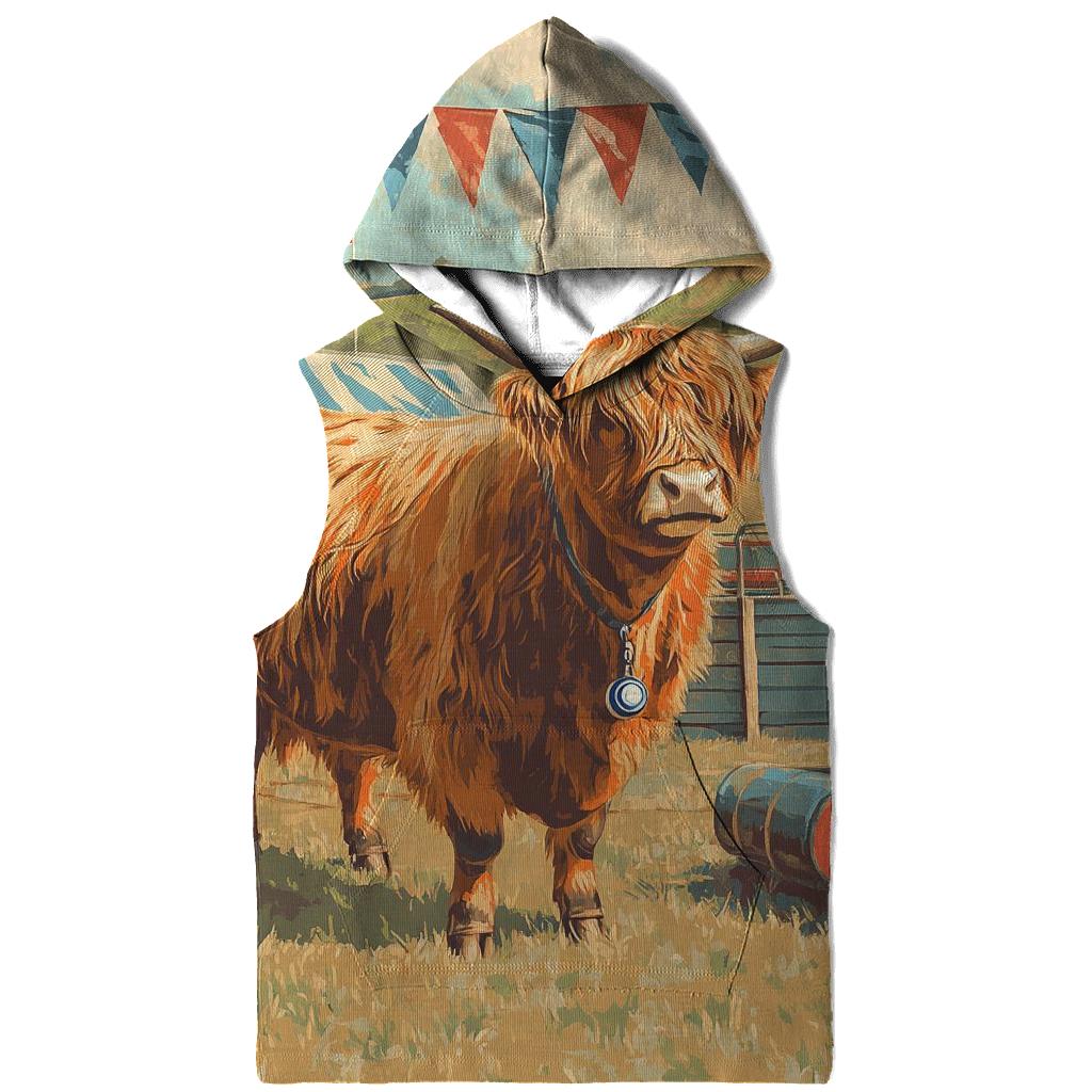 Highland Cow Highland Games Coach heavyweight hoodies