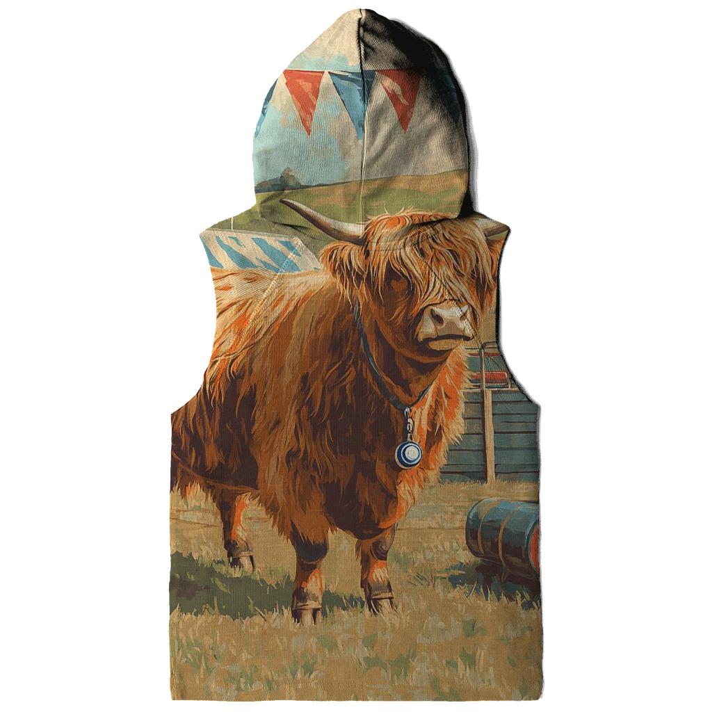 Highland Cow Highland Games Coach heavyweight hoodies