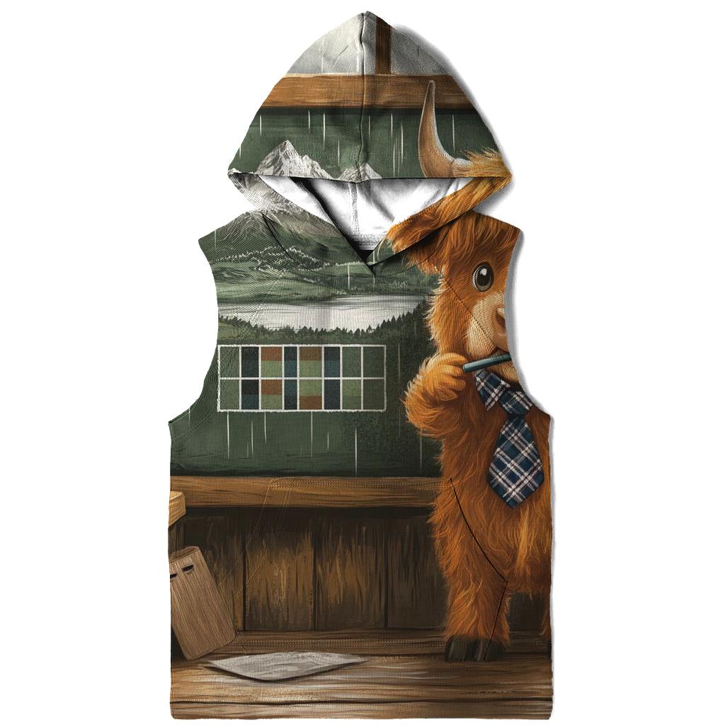 Highland Cow Classroom Chalkboard hoodie styles