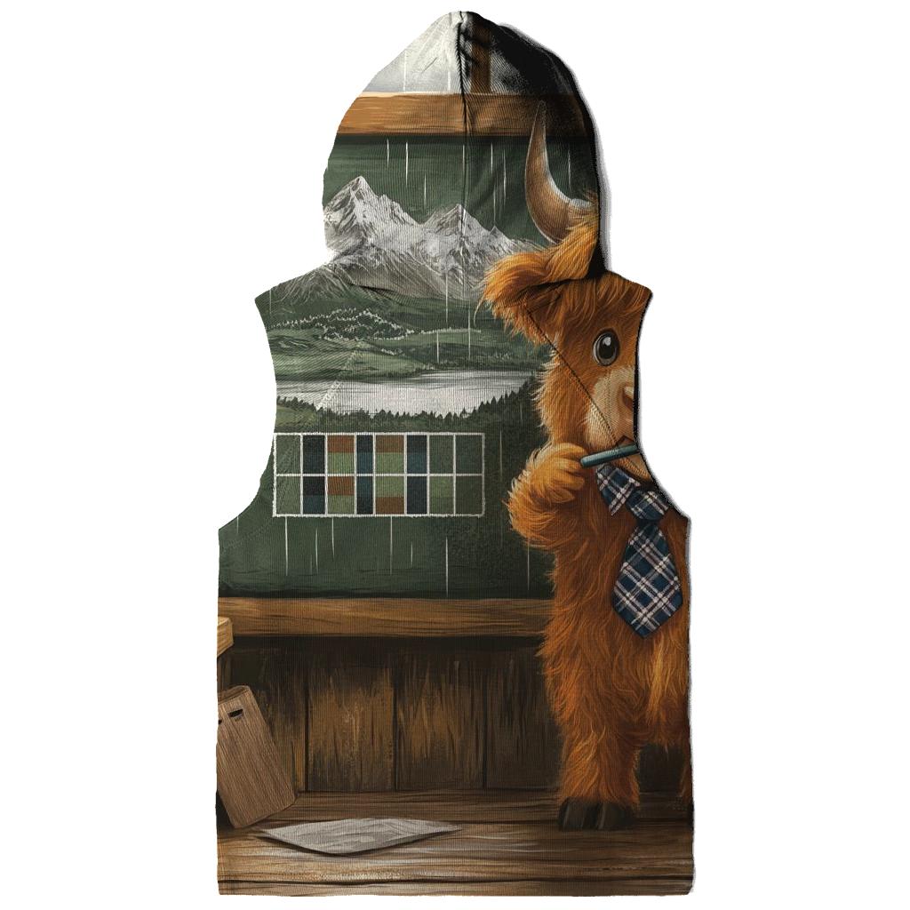 Highland Cow Classroom Chalkboard hoodie styles