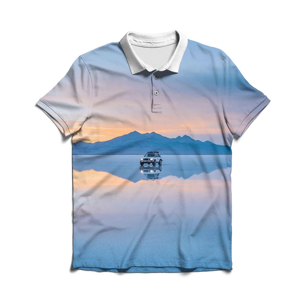 Salar De Uyuni Bolivia personalized polo shirts