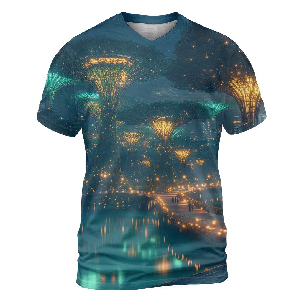 Gardens By The Bay Singapore custom all-over print shirts