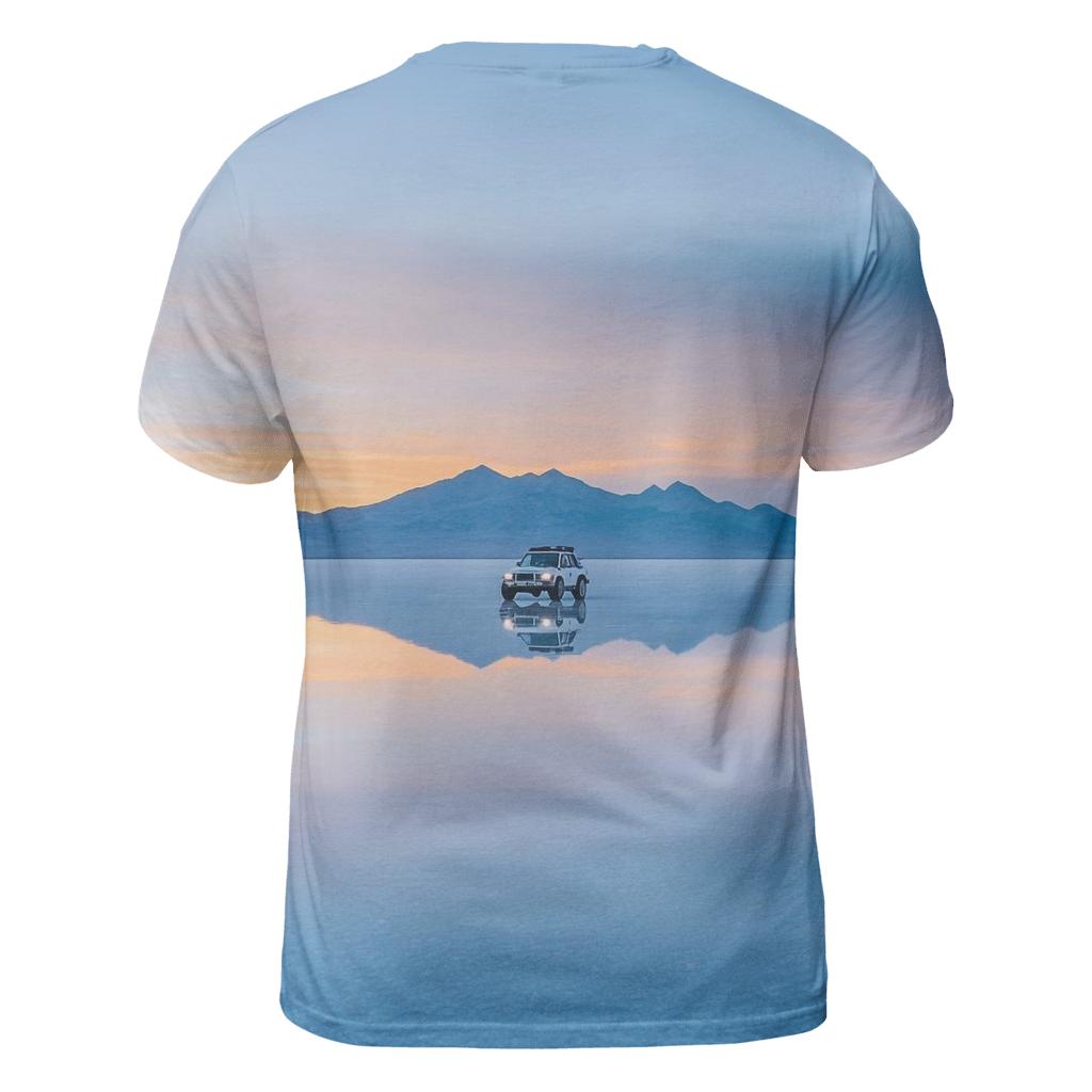 Salar De Uyuni Bolivia vibrant all-over design tees