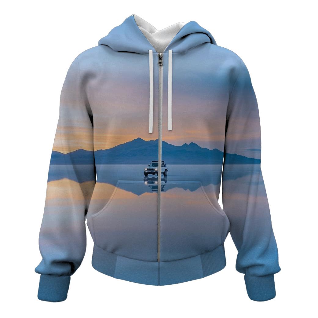 Salar De Uyuni Bolivia heavyweight hoodies