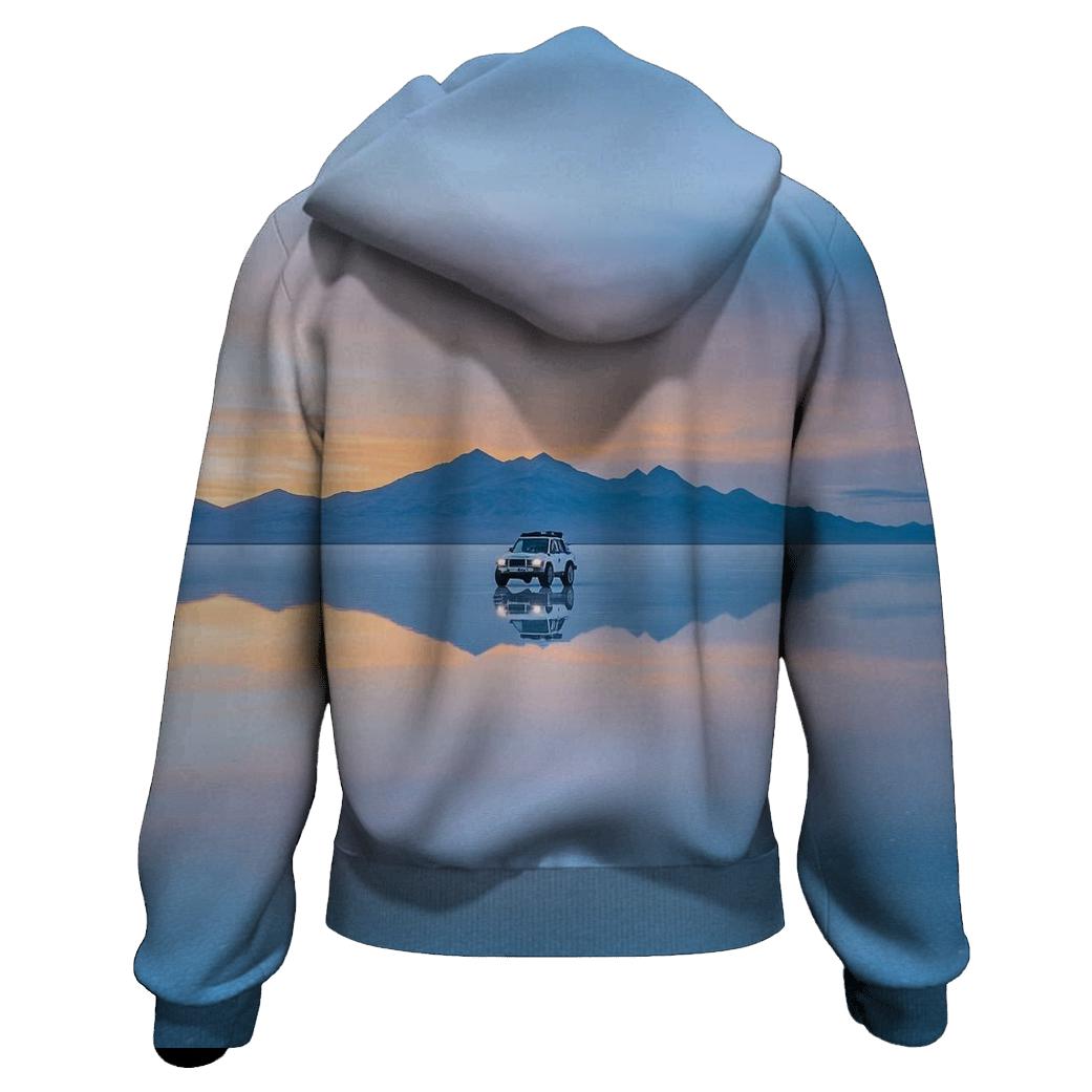 Salar De Uyuni Bolivia heavyweight hoodies