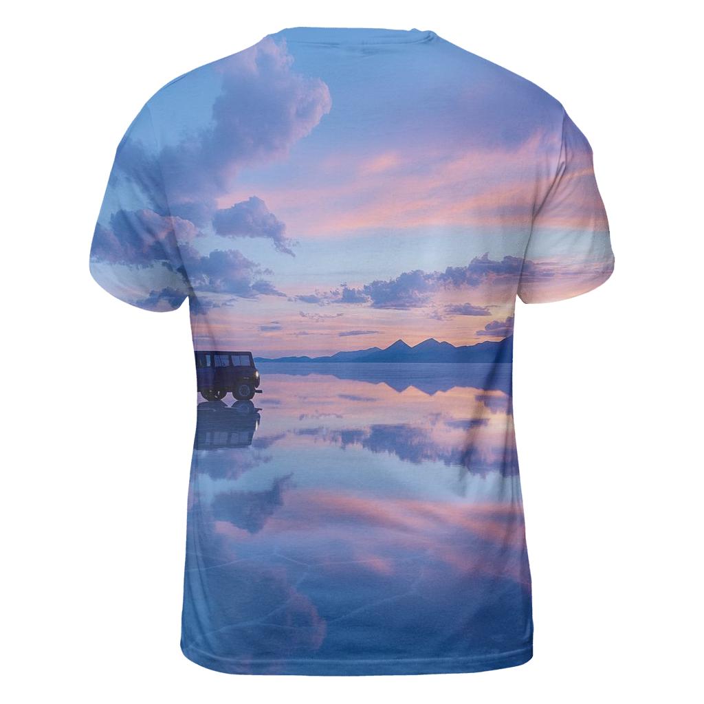 Salar De Uyuni Mirror Flats vibrant all-over design tees