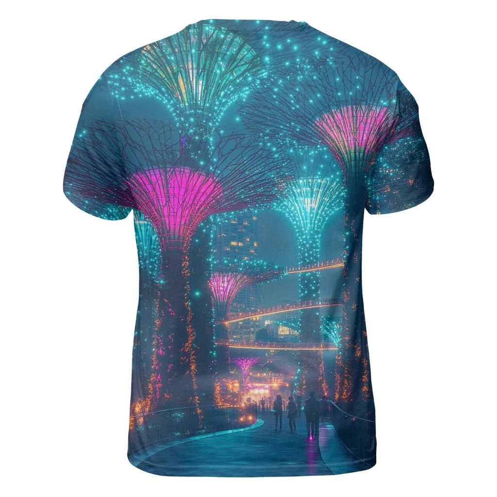 Gardens By The Bay Supertree Grove artistic all-over print tops
