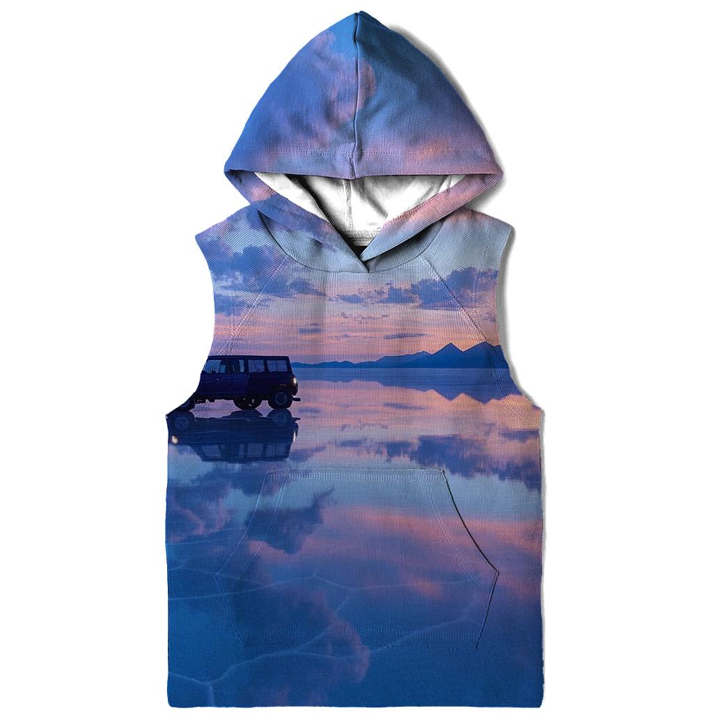 Salar De Uyuni Mirror Flats embroidered hoodies