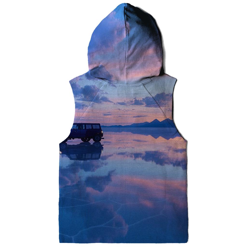 Salar De Uyuni Mirror Flats embroidered hoodies