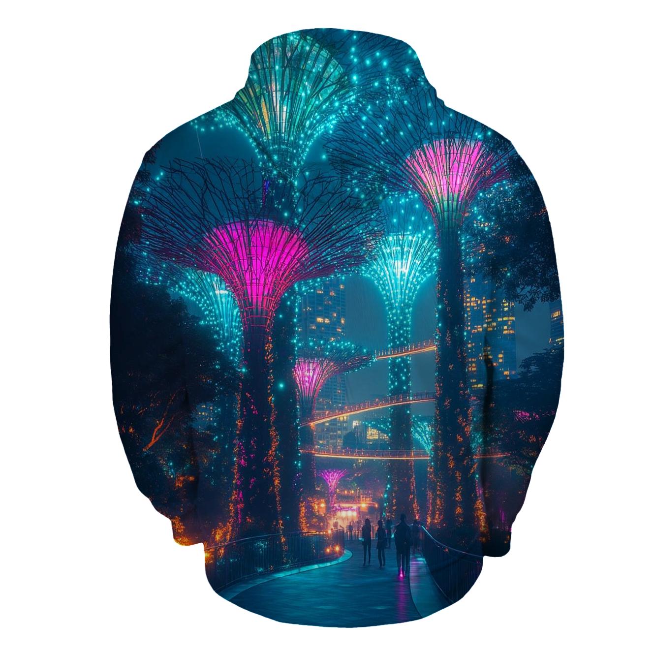 Gardens By The Bay Supertree Grove embroidered hoodies