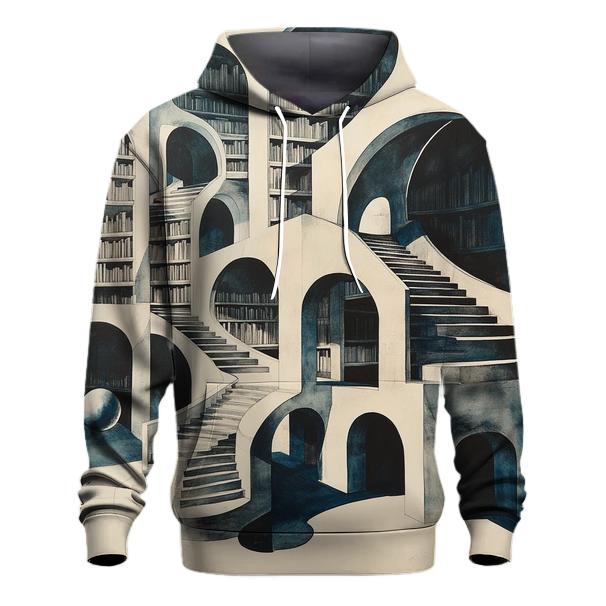 MC Escher Inspired Infinite Library Of Planets hoodies fashion