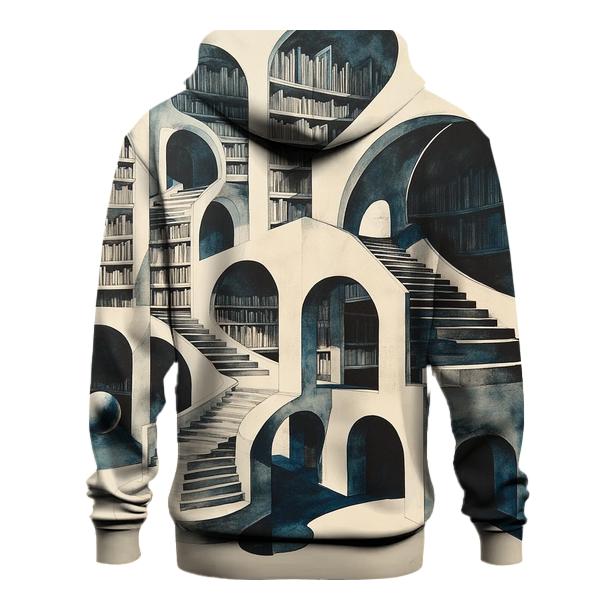 MC Escher Inspired Infinite Library Of Planets hoodies fashion
