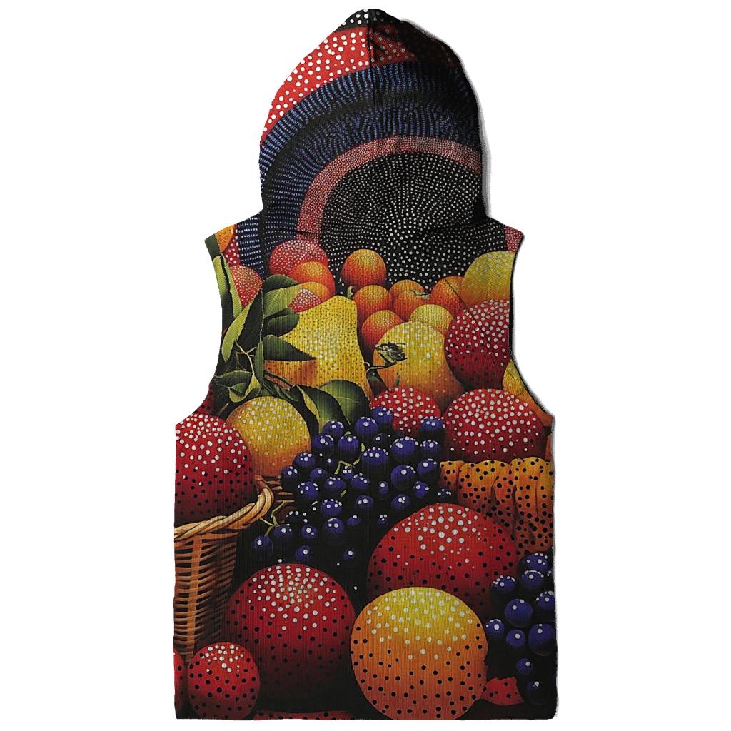 Yayoi Kusama Inspired Cosmic Fruit Market hoodies fashion