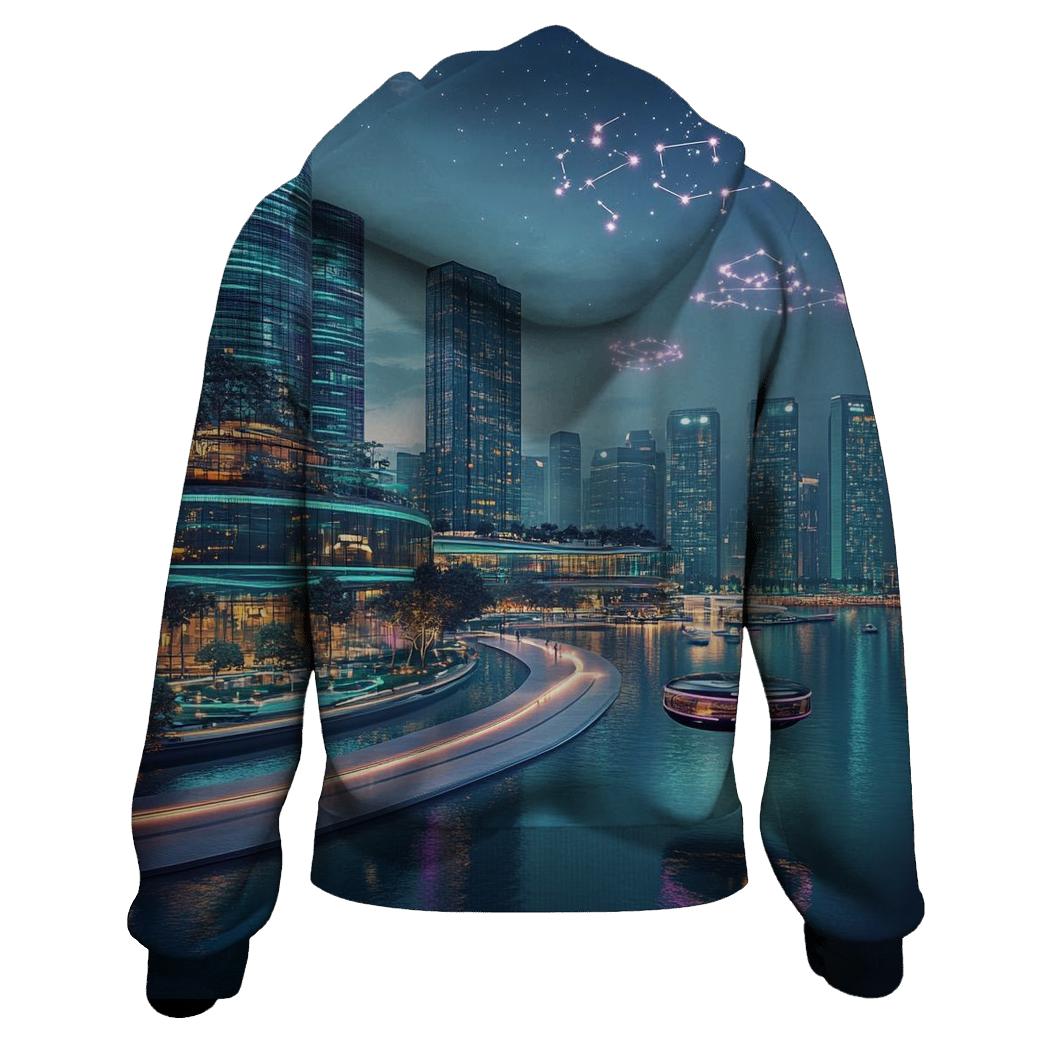 Neon Harbor Of Future Singapore hoodies fashion