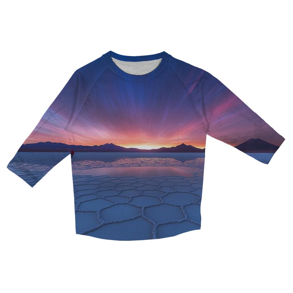 Atacama Salt Flats designer 3/4 sleeve blouses