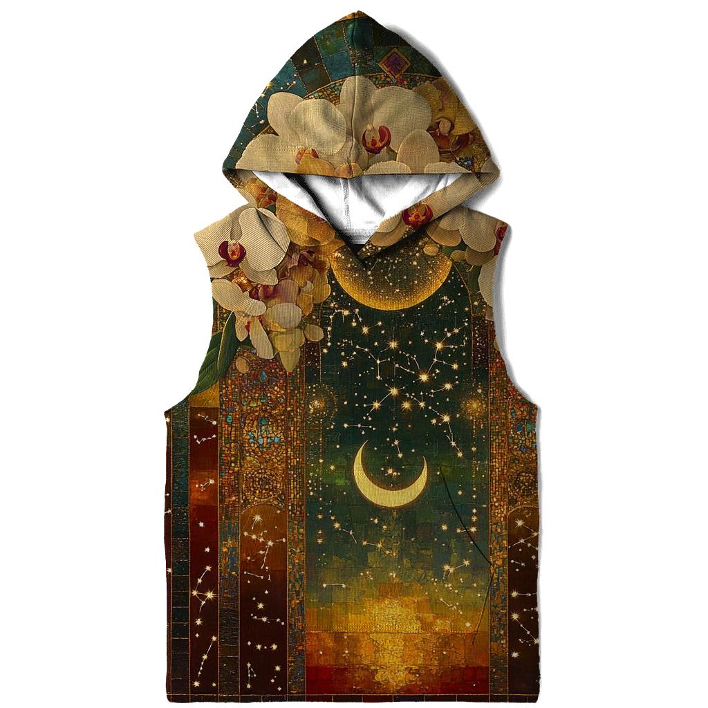 Gustav Klimt Inspired Celestial Garden Of Orchids hoodie trends