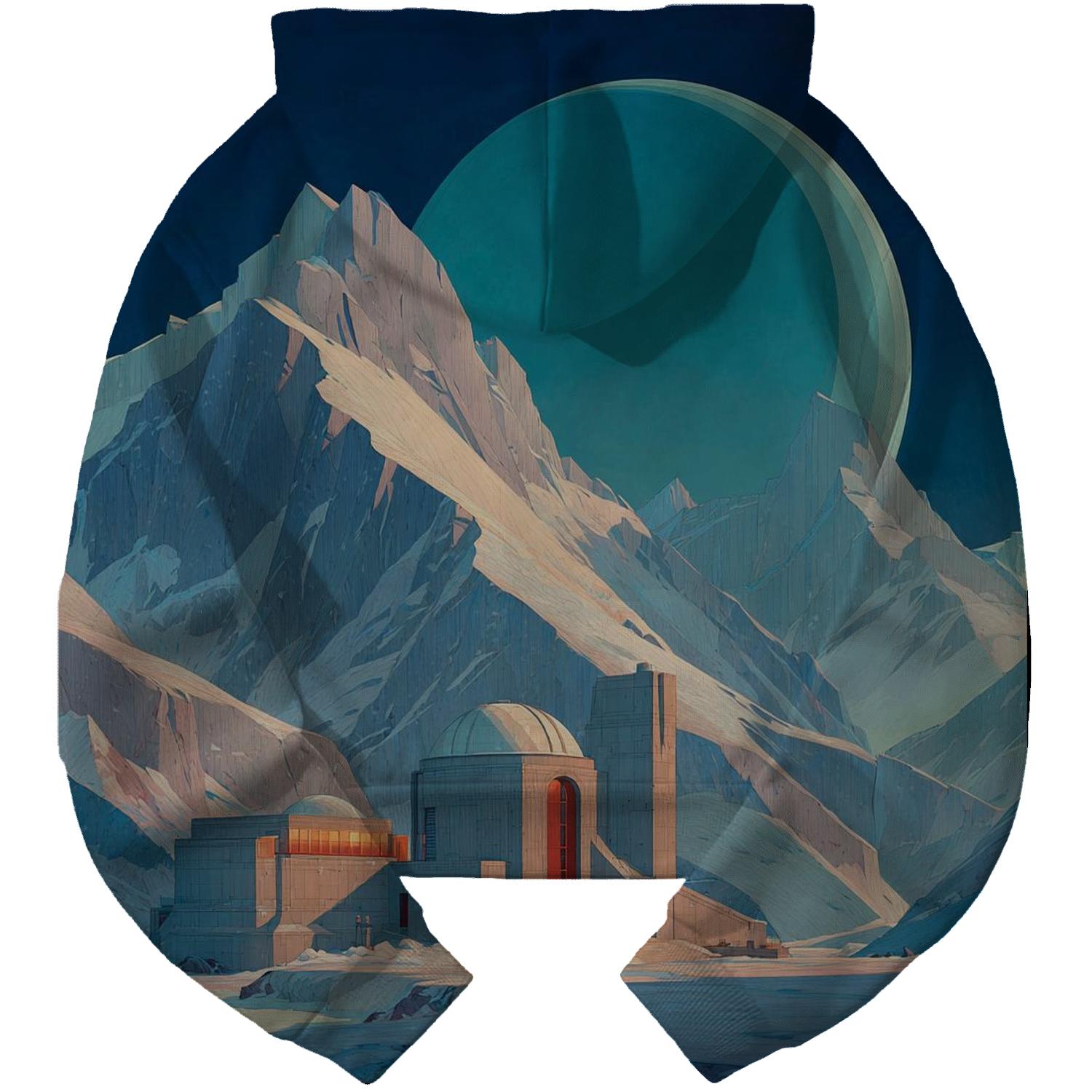 Lawren Harris Inspired Arctic Planet Observatory lightweight hoodies [AI-c4b68bd2-5e6332736bcd]