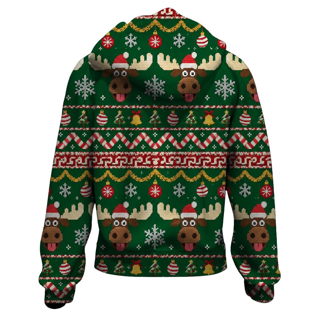 Tinsel Moose Sweater Maze Design designer hoodies [AI-fafa73b8-923e47bc3c53]