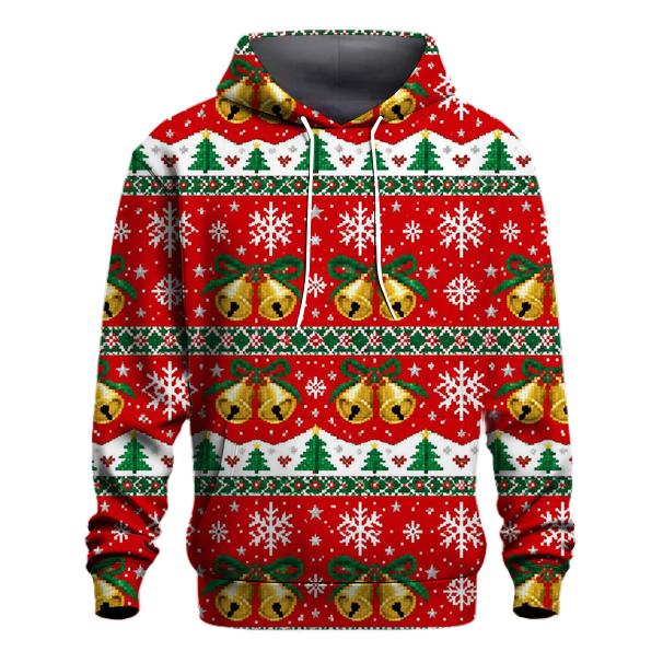 Jingle Bell Snowdrift Lattice Design designer hoodies [AI-27502755-424b728a6977]