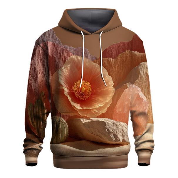Georgia Okeeffe Inspired Desert Crystal Still Life premium hoodies [AI-6e0377d6-bf8facd4edfa]