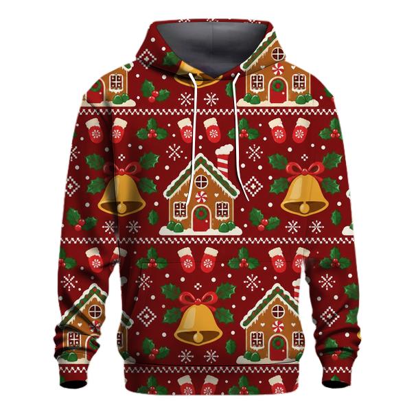 Gingerbread Bell Chimney Rows Design lightweight hoodies [AI-bc1f23c1-58929e2f6aac]