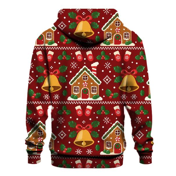 Gingerbread Bell Chimney Rows Design lightweight hoodies [AI-bc1f23c1-c1cc2531ab33]