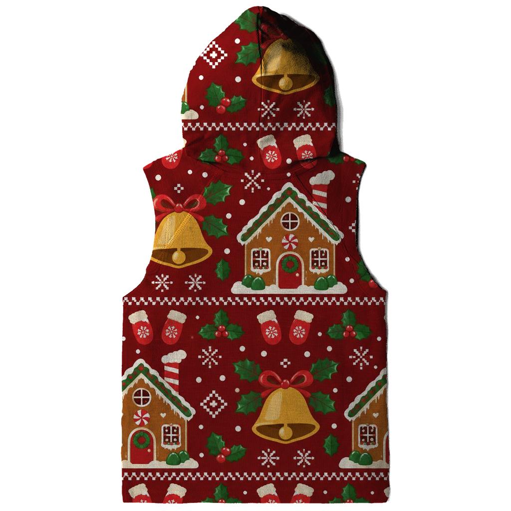 Gingerbread Bell Chimney Rows Design premium hoodies [AI-bc1f23c1-c1cc2531ab33]