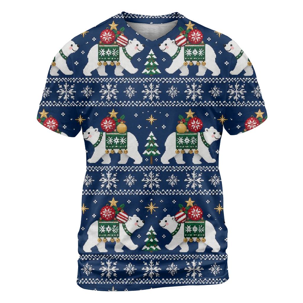 Polar Bear Ornament March Design custom all-over print shirts [AI-278b4c82-43af67e02538]