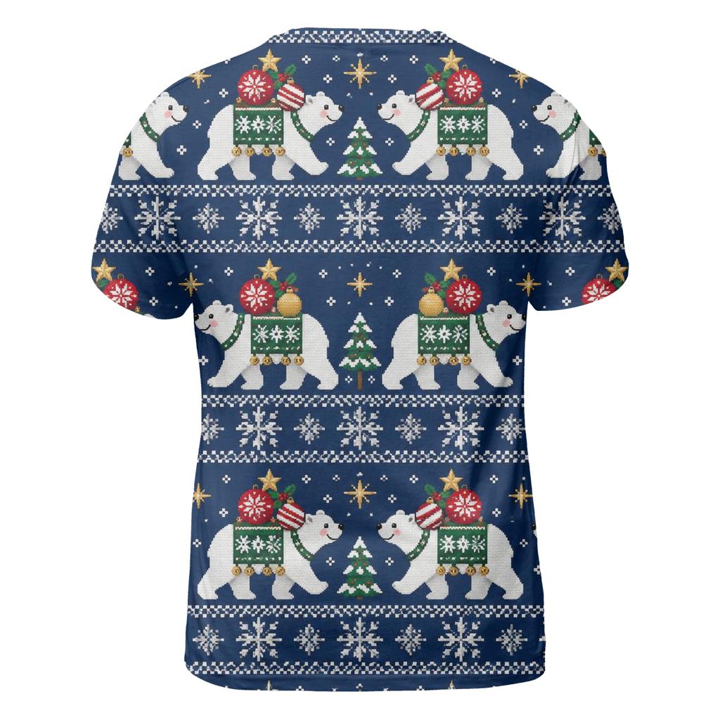 Polar Bear Ornament March Design custom all-over print shirts [AI-278b4c82-aba46fad4fb1]