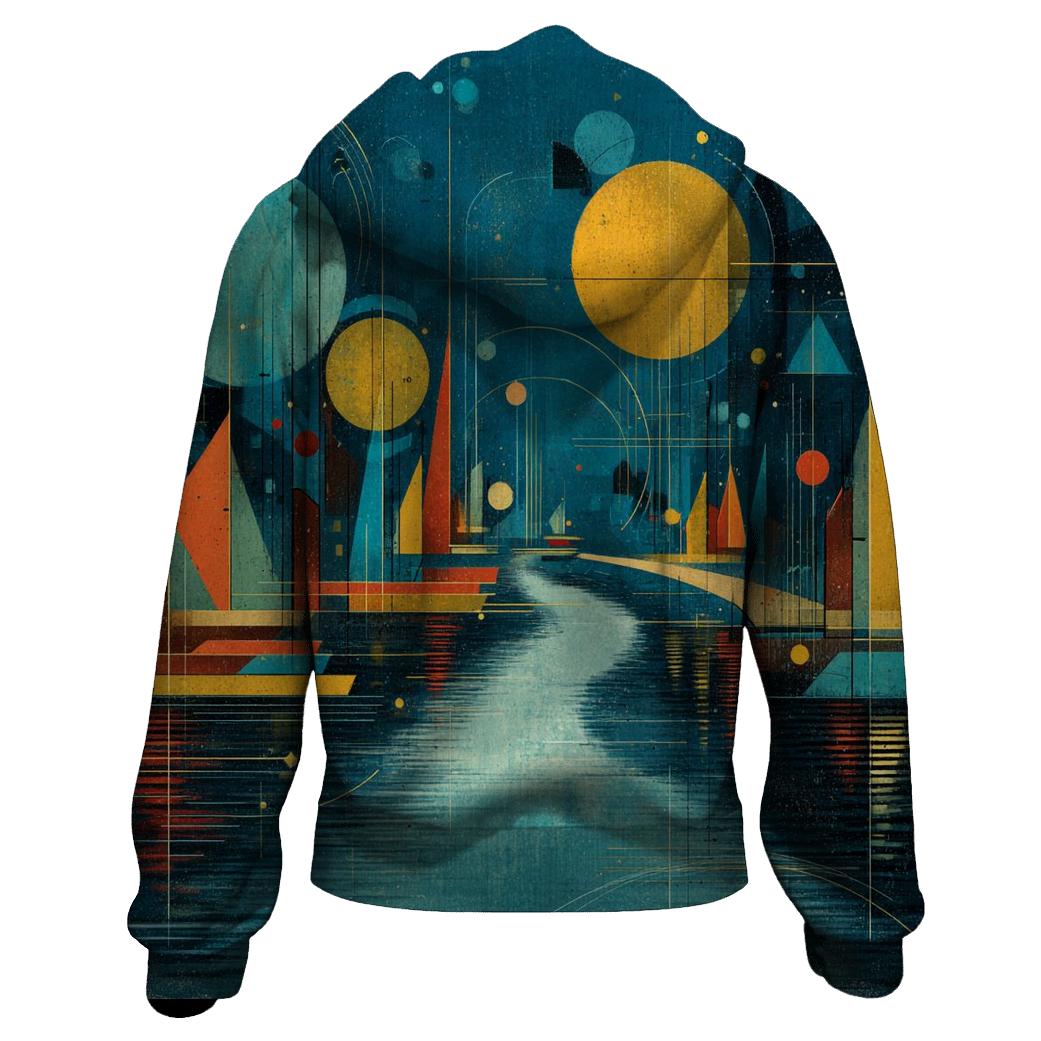 Wassily Kandinsky Inspired Rainy Citylights Symphony hoodies fashion [AI-f1f2db62-87930e4a3ae4]