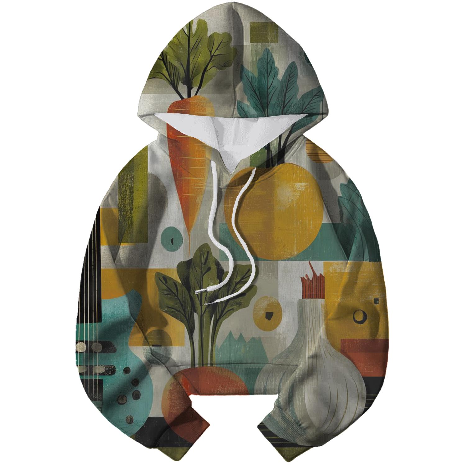 Paul Klee Inspired Floating Vegetable Orchestra printed hoodies [AI-a85c1b7a-cf5cca1ba570]